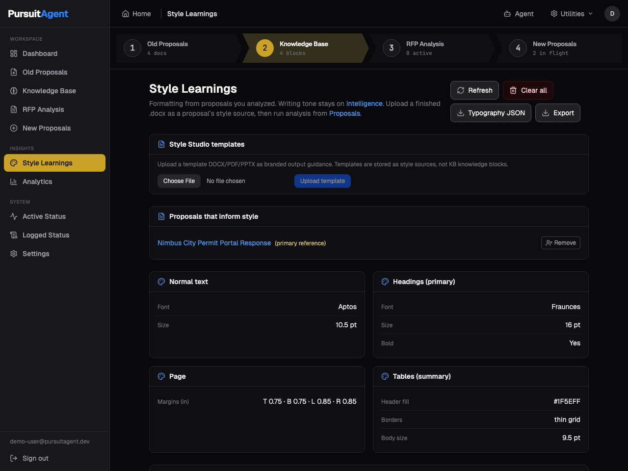 PursuitAgent win-loss intelligence for revenue leaders